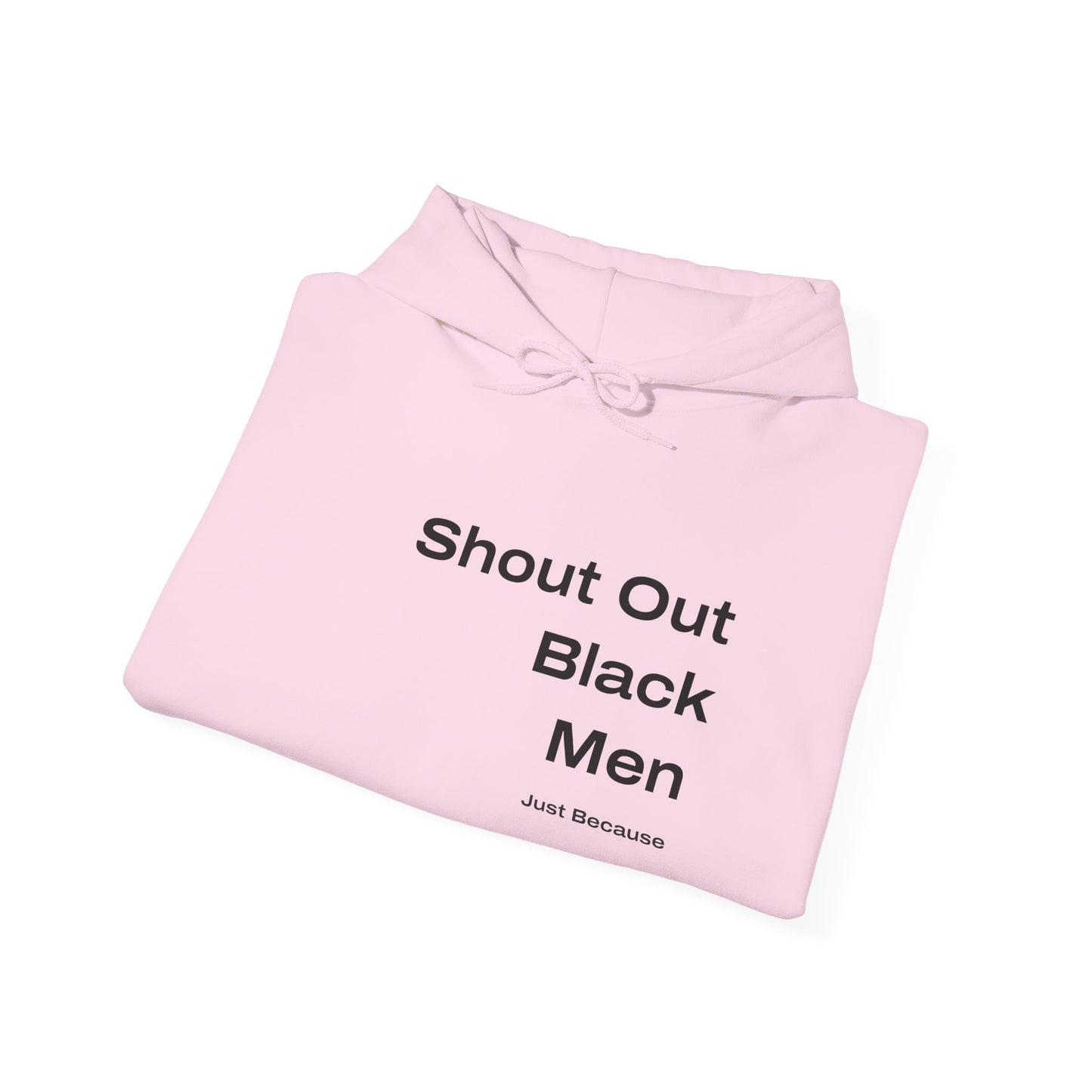 Hooded Sweatshirt. Black Men's Appreciation.