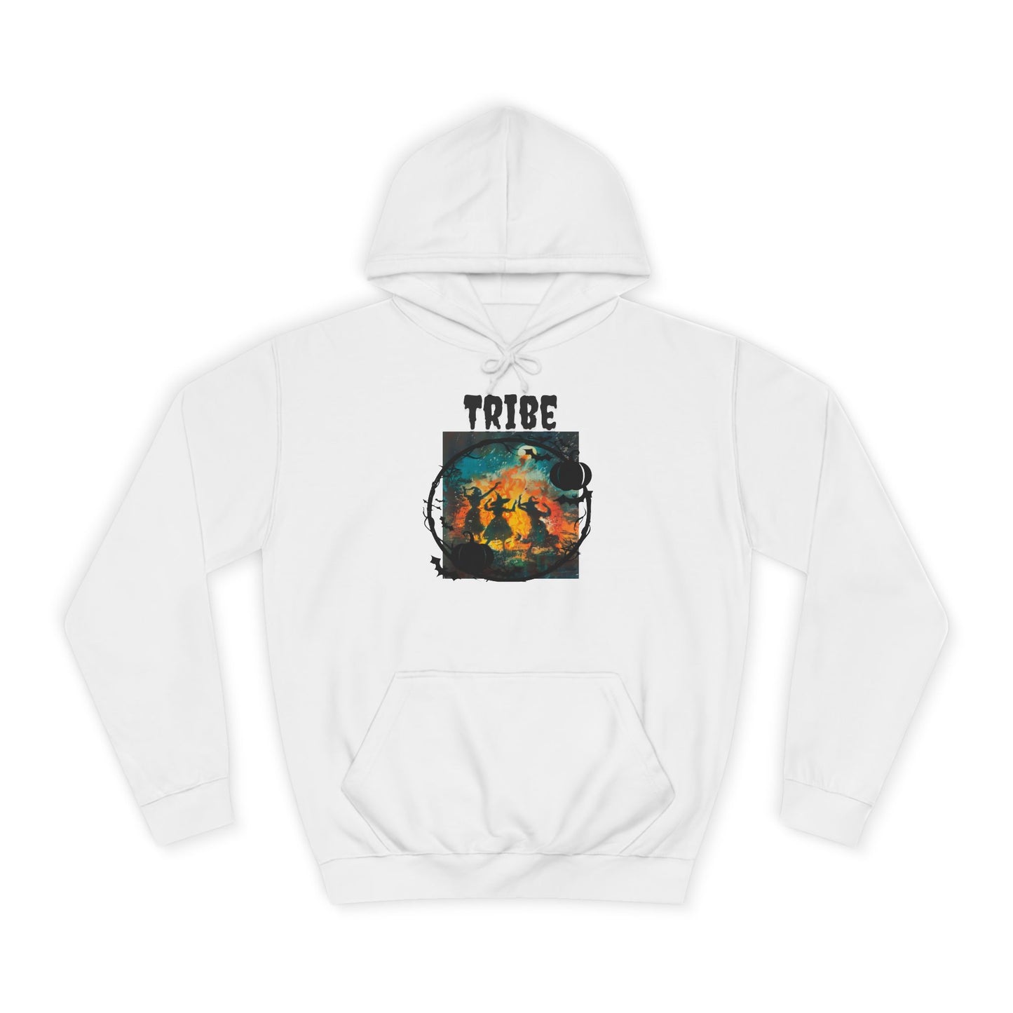 Spooky Tribe, Unisex College Hoodie - Tribe Design, Comfortable Casual Wear, College Apparel, Gift for Students, Perfect for Everyday Use