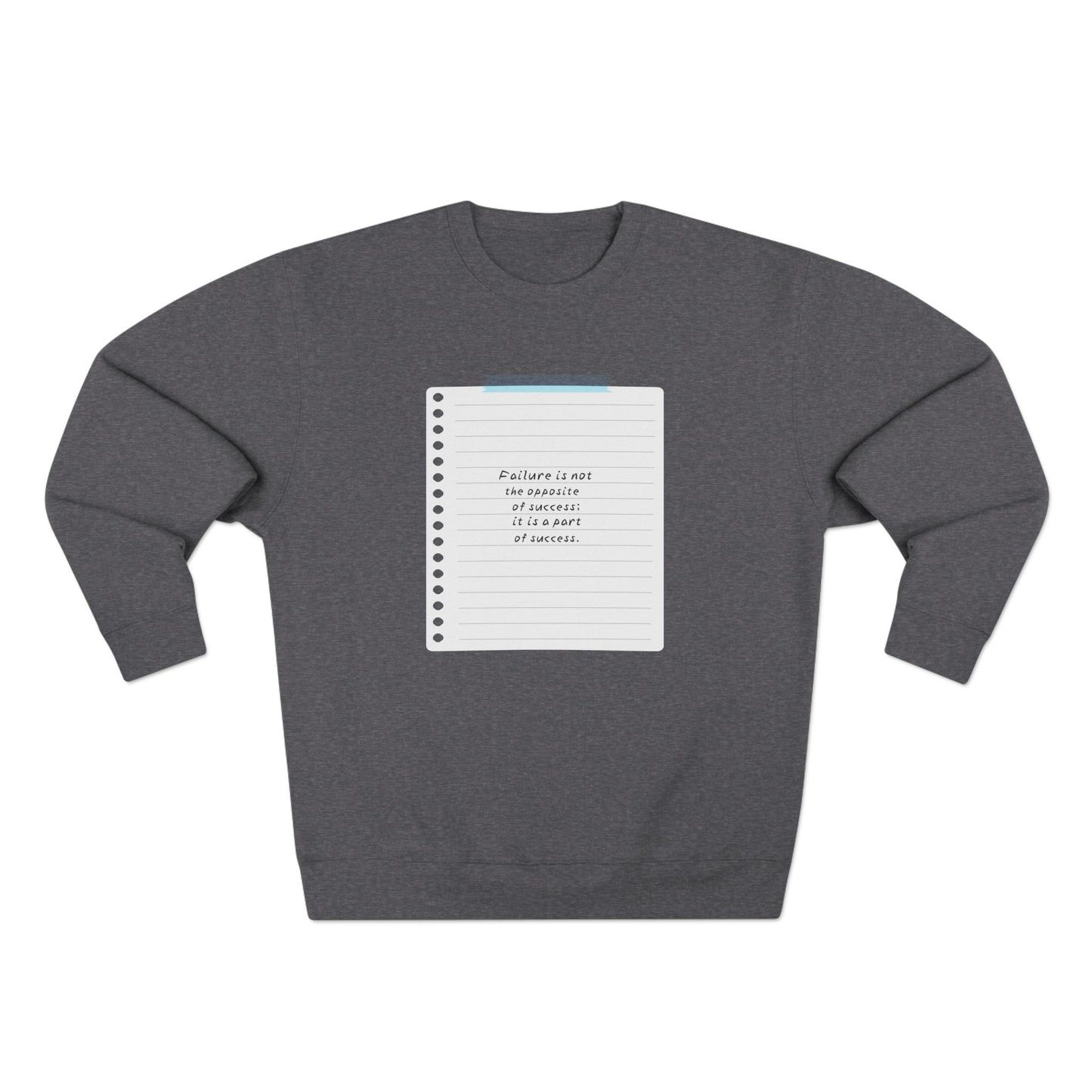 Inspirational Quote Sweatshirt, Cozy Unisex Crewneck for Self-Care, Motivational Gift, Casual Layering, Perfect for Any Occasion