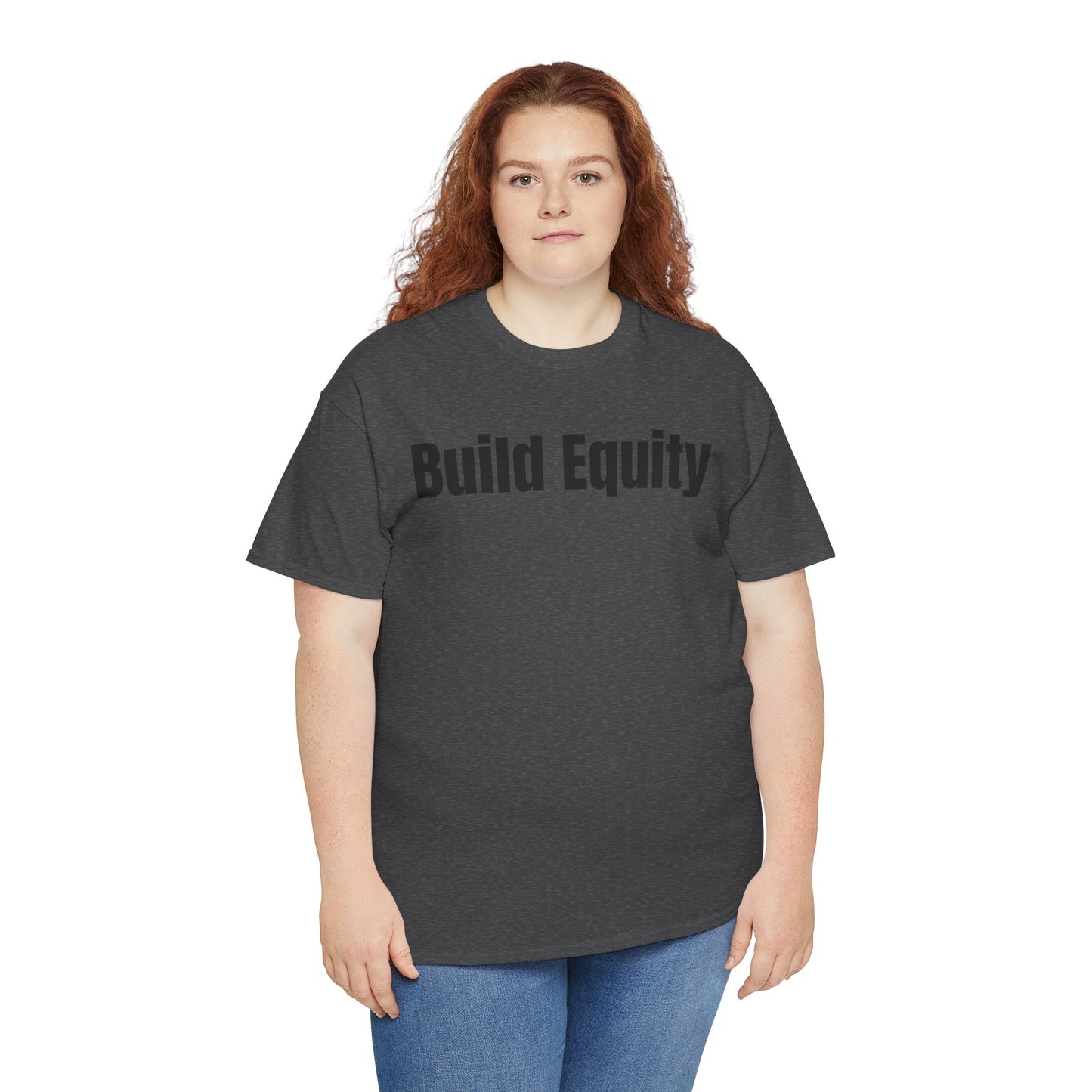 Unisex Heavy Cotton Tee - Build Equity Shirt, Social Justice T-Shirt, Equality Promotion Tee, Gift for Activists, Everyday Wear