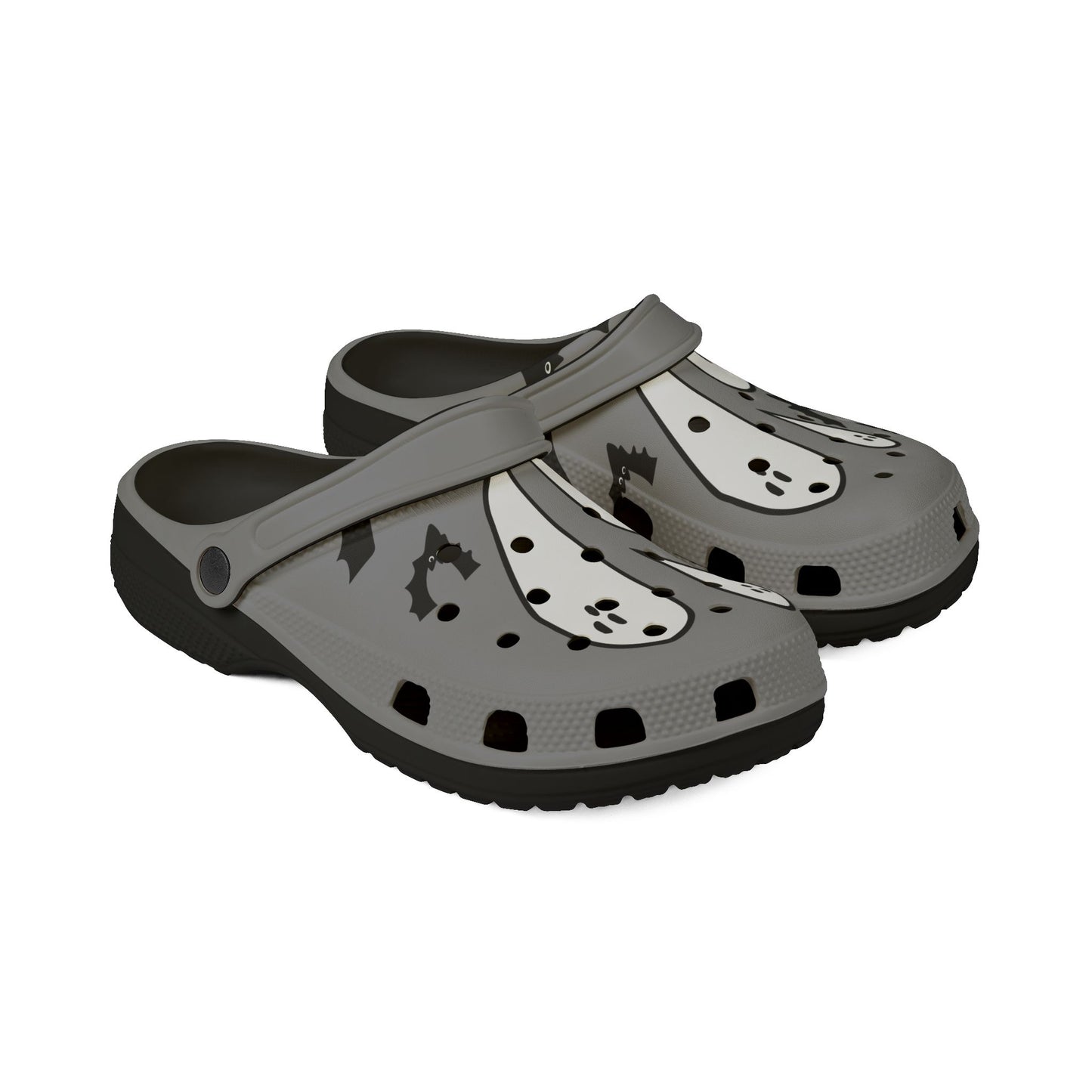 Ghostly Halloween EVA Foam Shoes, Fun Casual Slippers, Suitable for Festive Gatherings, Trick or Treat, Everyday comfort