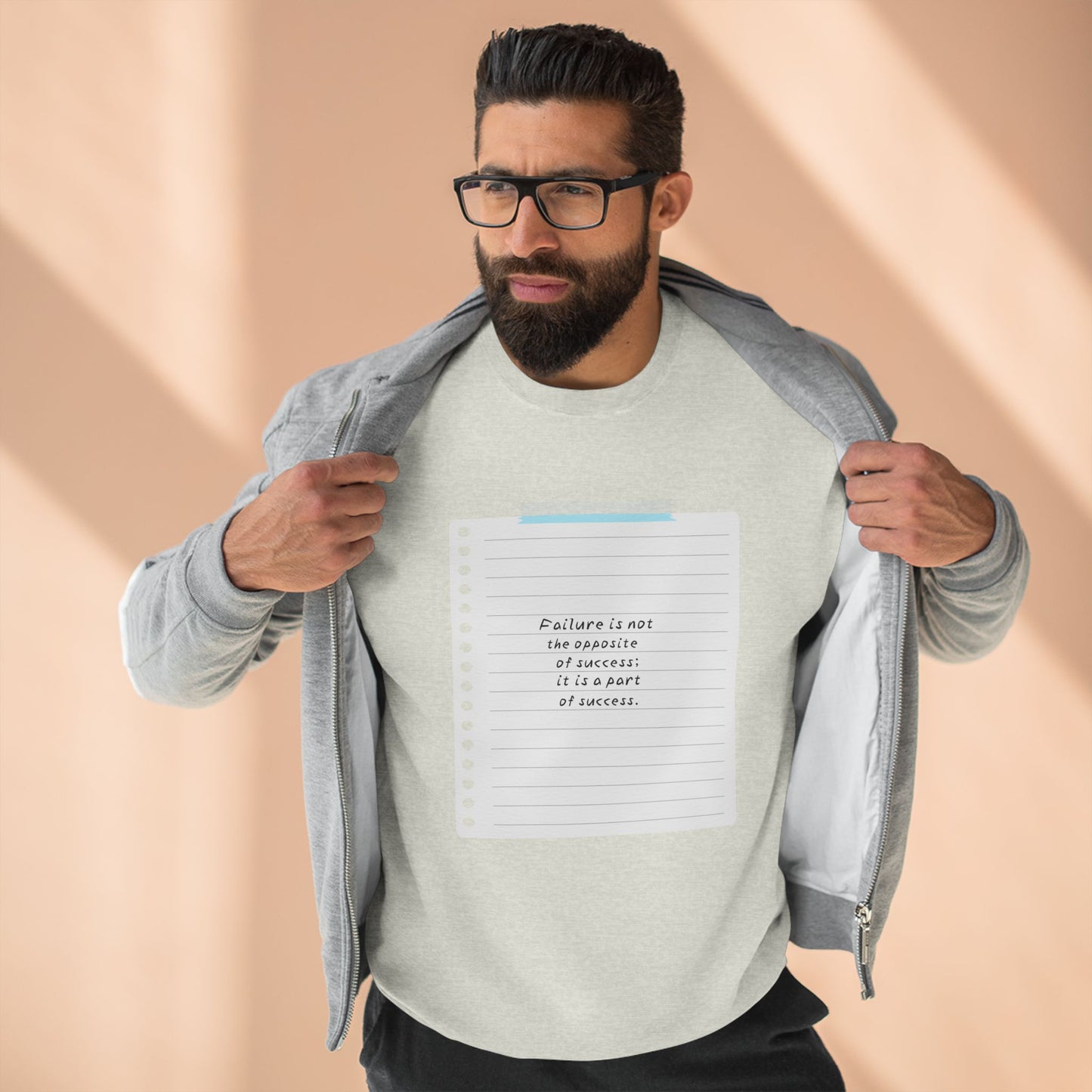 Inspirational Quote Sweatshirt, Cozy Unisex Crewneck for Self-Care, Motivational Gift, Casual Layering, Perfect for Any Occasion