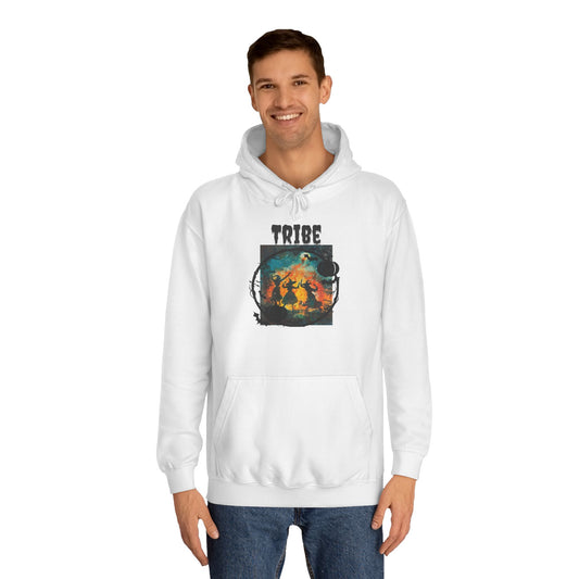 Spooky Tribe, Unisex College Hoodie - Tribe Design, Comfortable Casual Wear, College Apparel, Gift for Students, Perfect for Everyday Use